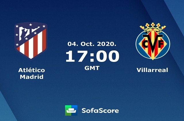 Soi kèo nhà cái Atl Madrid vs Villarreal, 04/10/2020 – VĐQG Tây Ban Nha