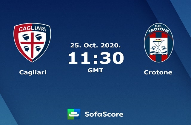 Soi kèo nhà cái Cagliari vs Crotone, 25/10/2020 – VĐQG Ý (Serie A)