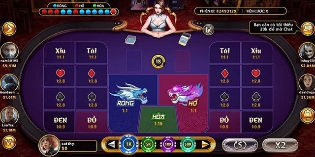 Bí quyết đặt cược game bài Rồng Hổ giành cho những người mới